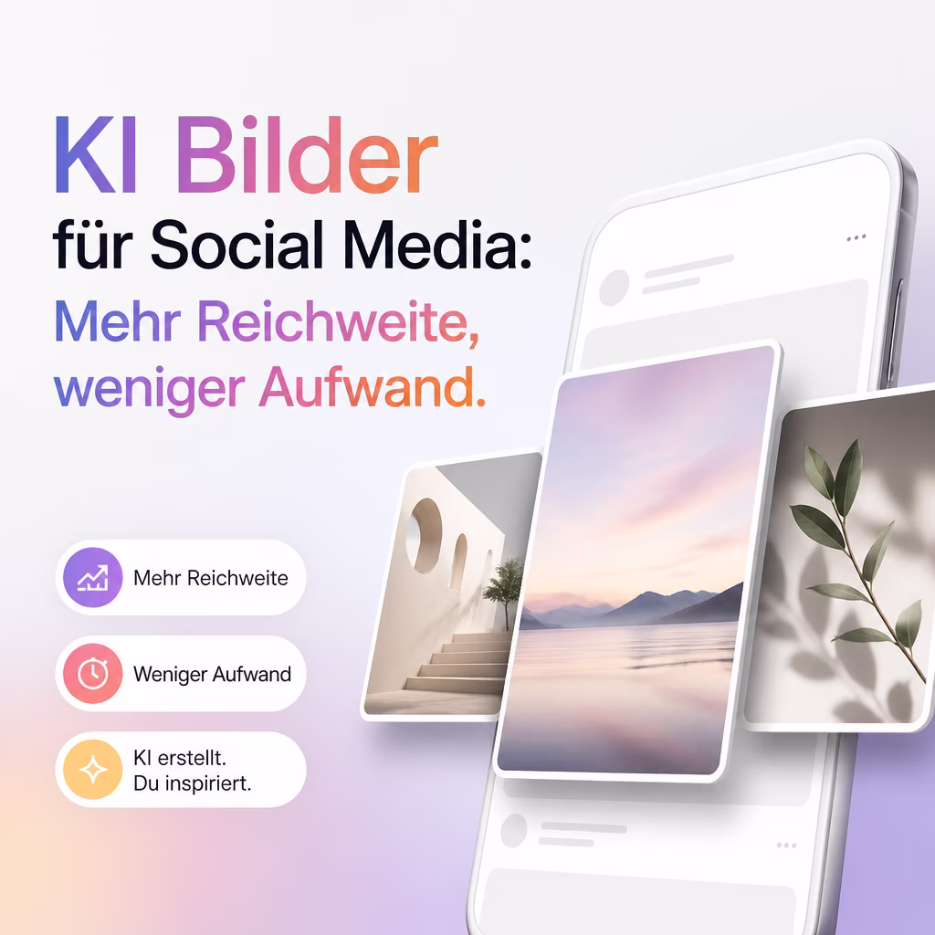 KI Bilder für Social Media: Mehr Reichweite, weniger Aufwand
